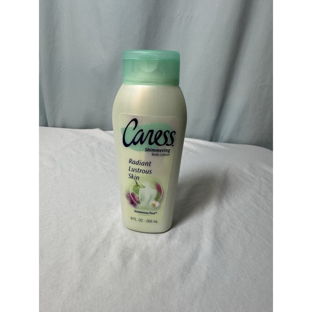 Caress Shimmering Body Lotion Shimmering Pear 9 Fl Oz New Vtg Radiant Skin